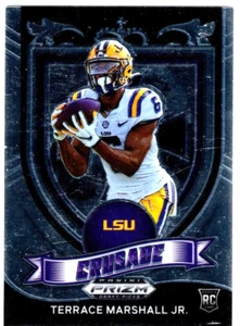 2021 Panini Prizm Draft Picks Terrace Marshall Jr. No. 180 LSU Tigers - Bild 1 von 2