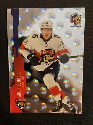 21-22 UD Extended Series Hockey HoloGRFX Rookie HG-3 Anton Lundell - Image 1 of 2