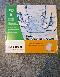 Tinted Memorabilia Pockets -XYRON Solutions - 4 sizes, 7 total NEW - Picture 1 of 2