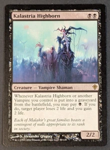MTG - 1x Kalastria Highborn - Worldwake - NM/LP - Rare - Magic The Gathering #59 - Picture 1 of 7