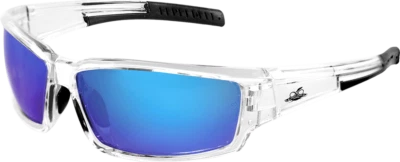 Bullhead Ballistic Rated Maki Safety Glasses Sunglasses Clear Frame Blue Lens - Image 1 of 2