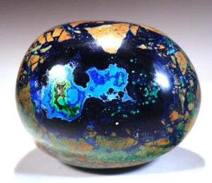 163 g 2.15" Sharp Polished Free Form Azurite Malachite Chrysocolla, Peru! AZS524 - Picture 1 of 5
