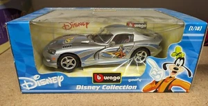Dodge Viper GTS 1:18 Diecast Disney Collection Goofy Limited Italy Burago - Picture 1 of 3
