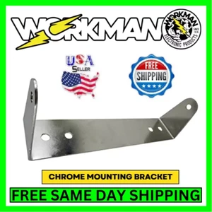 Workman C529C Chromowany wspornik radia cb do Cobra 29LTD i Uniden PC78, szerokość 7-1/2" - Zdjęcie 1 z 5