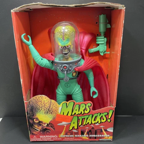 MARS ATTACKS SUPREME MARTIAN AMBASSADOR ACTION FIGURE TRENDMASTERS 1996 Cover