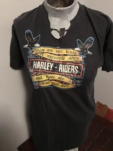 MENS VTG 80'S 1984 HARLEY DAVIDSON MOTORCYCLES Harley Riders T-shirt Medium - Picture 1 of 1