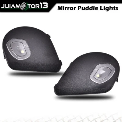 Pair Mirror Puddle Lights Fit For 2010-2018 Dodge Ram 1500 2500 3500 4500 5500 - Image 1 of 4