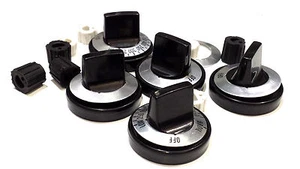 KIT PERILLA DE COCINA DE GAS DE ALTA CALIDAD + INSERTOS ADAPTADORES PARA TODOS LOS TAMAÑOS DE EJE SE162C - Imagen 1 de 1