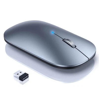 TECKNET Rechargeable Bluetooth Mouse, 3 Modes 2.4G/ Bluetooth 5.0/3.0 - Image 1 of 4