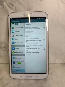 Samsung Galaxy Tab 3 SM-T311 8” 16GB 3G Wi-Fi Bianco - Da Testare - Foto 1 di 5