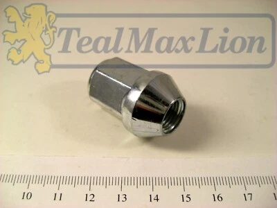 Ecrou chromé jante aluminium TRX et 15" Peugeot 504 cc M1975->, 604 et 205 T16