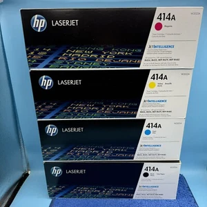 HP 414A Schwarz/Cyan/Magenta/Gelb Tonerkassette Set mit Standardkapazität - Bild 1 von 3