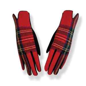 Royal Stewart Tartan Gloves /For Gift/Taste of Scotland-Fast Shipping