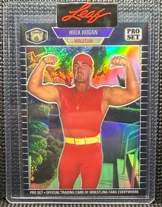 🤼 Hollywood Hulk Hogan - /49 - SP - 2023 Leaf Pro Set Black - Free Shipping - Picture 1 of 7
