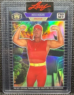 🤼 Hollywood Hulk Hogan - /49 - SP - 2023 Leaf Pro Set Negro - Envío Gratis Foto 1 de 4