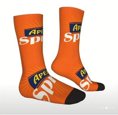 Aperol Spritz Themed Novelty Socks