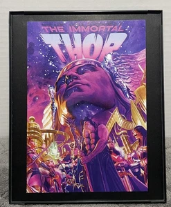Der unsterbliche Thor MCU Comic Wandkunst gerahmt 8" x 10" - Bild 1 von 3
