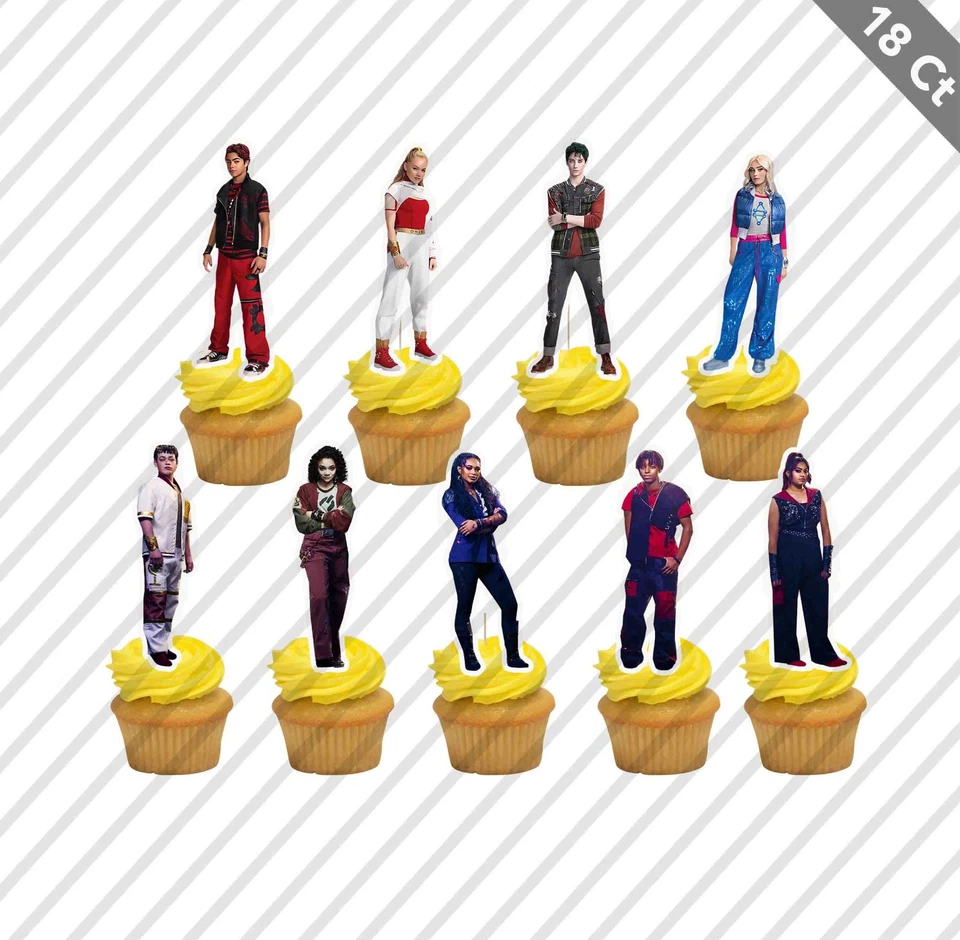 12 或 18 僵尸 4 Dawn of the Vampires 杯子蛋糕装饰收藏派对生日 — 第 1/1 张图片