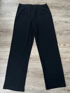 Exclusively Misook Vintage Knit Pants Straight Leg Full Length Womens Medium - Picture 1 of 13