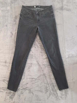 Pantalones de mezclilla KUT from the Kloth para mujer talla 4 Donna ajustados negros desgastados L29" Foto 1 de 4
