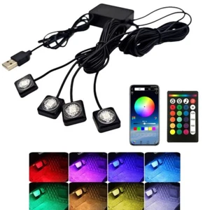 Mini Car Interior LED Decorative Light RGB Multi-color Small Size Hidden install - Picture 1 of 9