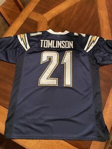 LaDainian Tomlinson San Diego Chargers NFL Reebok Equipment Jersey Mens Sz 54