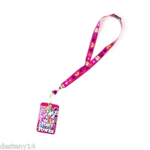 My Little Pony Pony Power ID Holder Lanyard Keychain Pink Faux Leather New - Picture 1 of 8