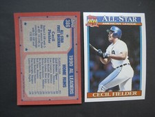 ALL STAR TOPPS CARDS Your Pick 1986 1987 1988 1989 1990 1991 Brett Griffey Bonds