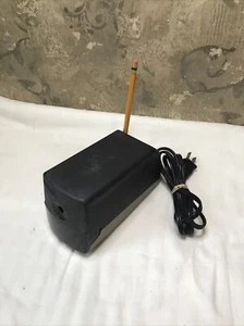 BOSTON POWERHOUSE ELECTRIC PENCIL SHARPENER BLACK/GREY MODEL 19 TESTED - Picture 1 of 9