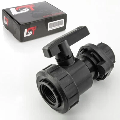 Absperrventil Sperrhahn Kupplung Verschraubung Schlauchanschluß 1"IG x 1"AG  - Bild 1 von 4