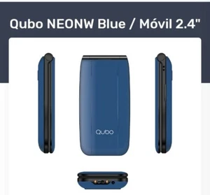 Telefono Movil Senior.Marca QUBO. MODELO NEONW. GARANTIA 3 AÑOS.Azul. - Imagen 1 de 3