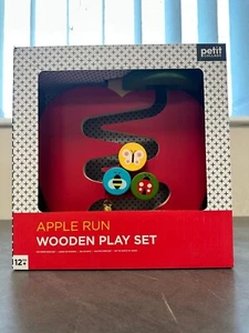 Petit Collage Apple Run Wooden Play Set – Brand New in Box – Educational Toy - Picture 1 of 7