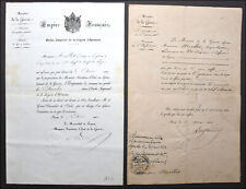 MILITARIA - Lot d'une Dizaine de Documents d'un militaire Mr MALLET - 1842-1871