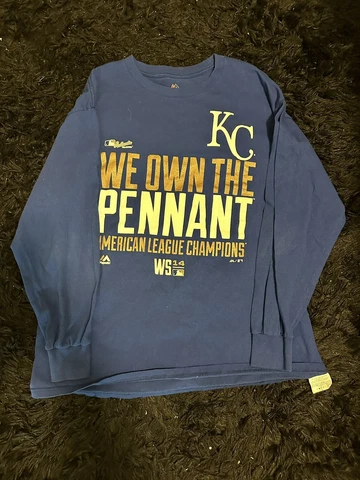 Kansas City Royals We Own the Pennant 2014 AL Champions Long Sleeve T-Shirt Cover