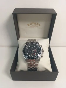 Gent's Rotary AQUASPEED Chronograph Quartz Battery Watch With Date - Picture 1 of 8