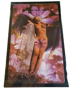CALIFORNIA GIRL VINTAGE POSTER HIPPY PEACE NUDE 1970 NOS East Totem Powers - Picture 1 of 12