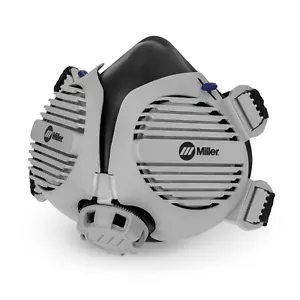Miller GEN II LPR-100 Half Mask Respirator w/P100 Filters (Med/Large) (294962) - Picture 1 of 6