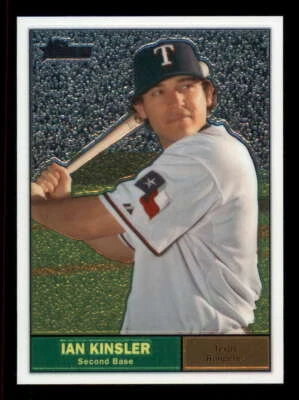 2010 Topps Heritage Chrome #C65 Ian Kinsler SER/1961 Rangers b - Image 1 of 2