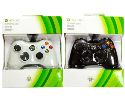 Microsoft Xbox 360 Wired USB Game Controller Compatible PC Windows 11/10/8/7/XP - Image 1 of 4
