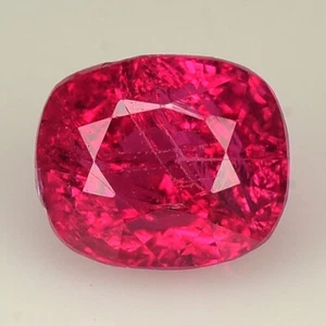 0,803 quilates y 5,5x4,5x4 mm_ IMPRESIONANTE COJÍN ESPINELA NATURAL ROSA FUEGO PIEDRA PRECIOSA - Imagen 1 de 11