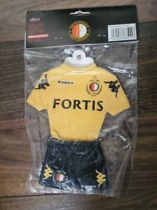 Official Dutch retro Feyenoord Rotterdam car window mini football shirt Holland