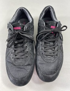 puma black glitter shoes