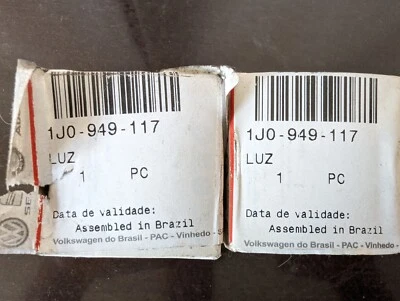 Lámpara de luz de guardabarros lente transparente marcador frontal Volkswagen VW OEM 1J0949117 Foto 1 de 3