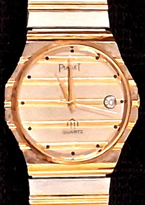 Piaget Men's Quartz Watch #AO 10100121 w/ Date Window - Requires Service or FPO - Image 1 of 4
