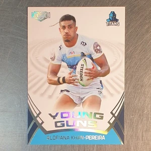 2023 NRL Elite Young Guns Khan-Pereira Card #153/177 Gold Coast Titans - Picture 1 of 2