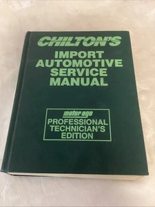 Chiltons 1995 Import Automotive Service Manual  1991-95 #8696 - Bild 1 von 6
