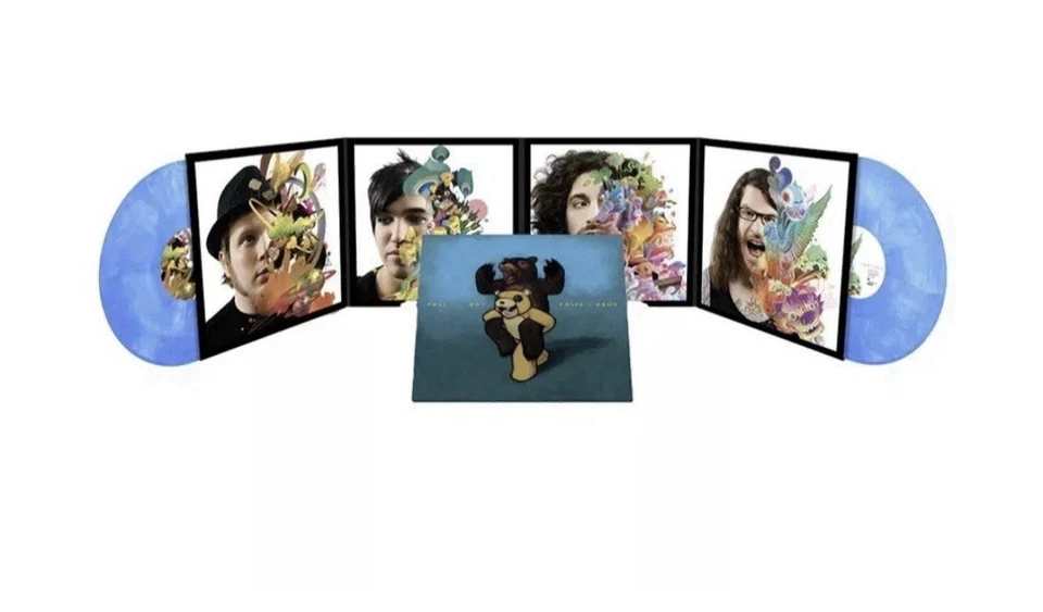 Fall Out Boy Folie a Deux Blue Marble Vinyl 2LP 15th Anniversary Limited /2500 - Image 1 of 4