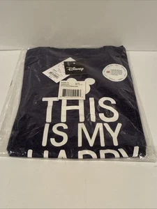 Disney This Is My Happy Place T-Shirt Boys Small - Picture 1 of 4