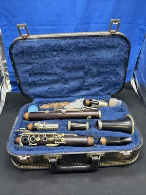 ✨NUEVAS ALMOHADILLAS Y CORCHOS ⚡️C CLARINETE MADERA CADET Estilo Buffet Vintage A5B Foto 1 de 4