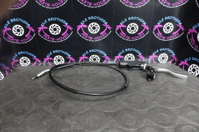 Yamaha 86-87 YZ250 1986 OEM cable de embrague montaje en percha con palanca 40T-26335-00-00 Foto 1 de 4